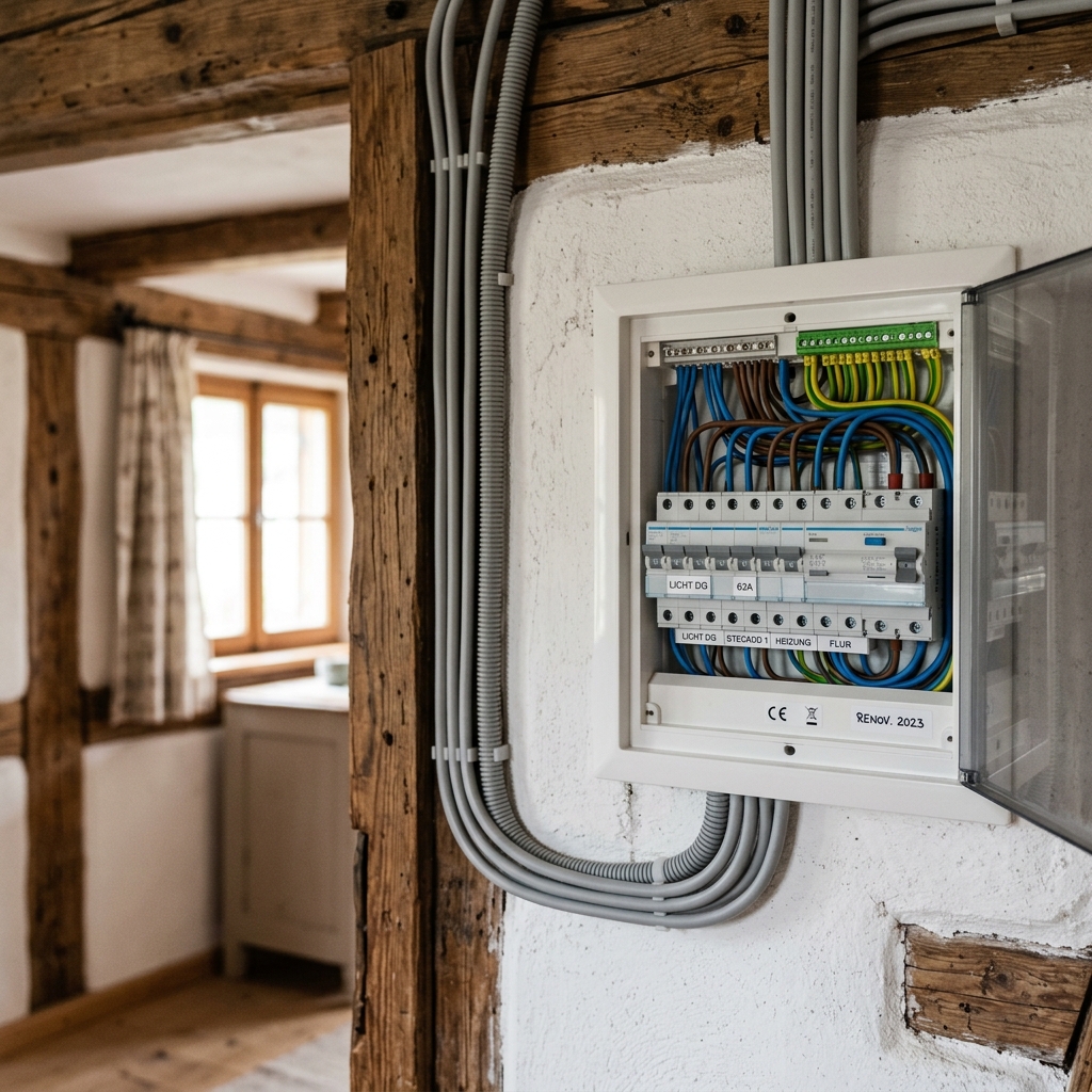 Altbausanierung: Ab wann wird die alte Elektrik zur Gefahr?